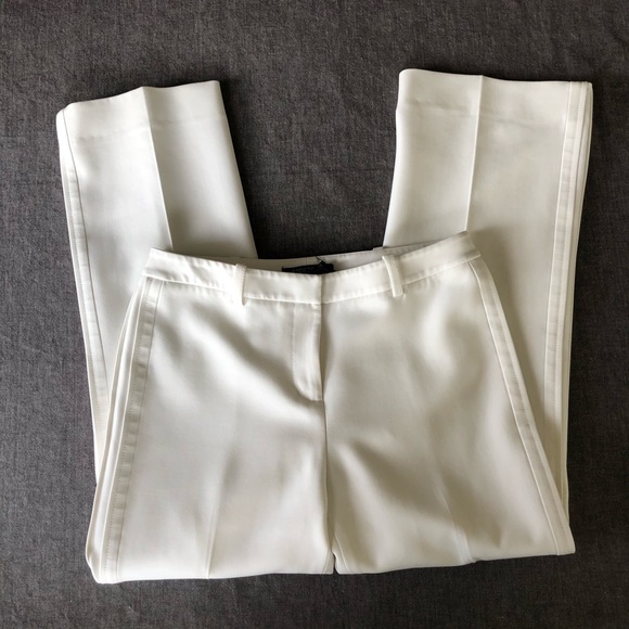 Etcetera tuxedo style white trousers size 6 - Picture 7 of 16